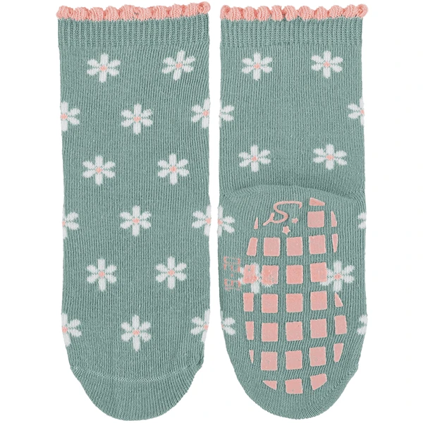 Sterntaler ABS Sokken Dubbelpak Aardbei/bloem Roze - Afbeelding 3