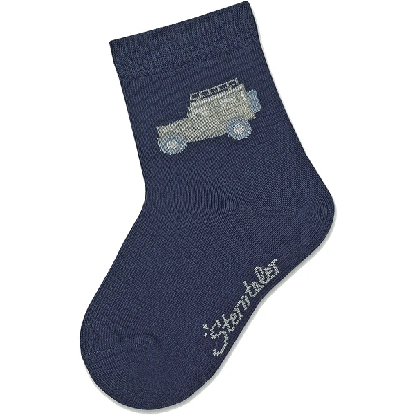 Sterntaler Babysokjes 3-pack Jeep/Krokodil Marine - Afbeelding 3
