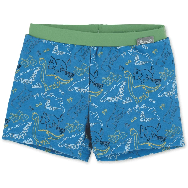 Sterntaler Bad Shorts Dino Blauw - Afbeelding 4