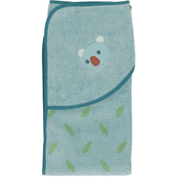 Sterntaler Badcape Met Capuchon Kalla Blauw GemĂȘleerd 100 X 100 Cm - Afbeelding 2