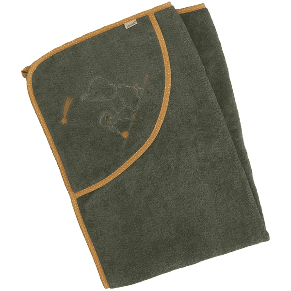 Sterntaler Badhanddoek 100 X 100 Cm Eddy Donkergroen - Afbeelding 2