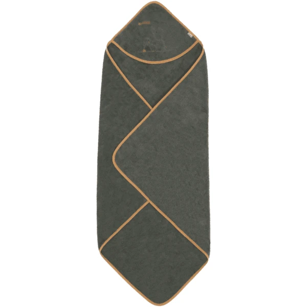 Sterntaler Badhanddoek 100 X 100 Cm Eddy Donkergroen - Afbeelding 4