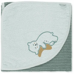 Sterntaler Badhanddoek Met Kap Ben Medium Groen 80 X 80 Cm