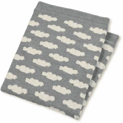 Sterntaler Deken Gebreid Zilver Melange 100 Cm X 80 Cm