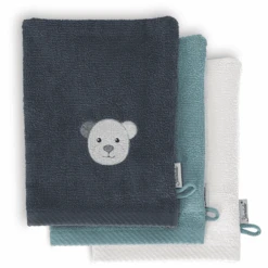 Sterntaler Elia Washandschoenen 3 Pak Donker Turquoise