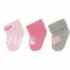 Sterntaler First Baby Socks 3-Pack Bloemen Roze
