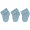 Sterntaler First Baby Socks 3-Pack Light Blue