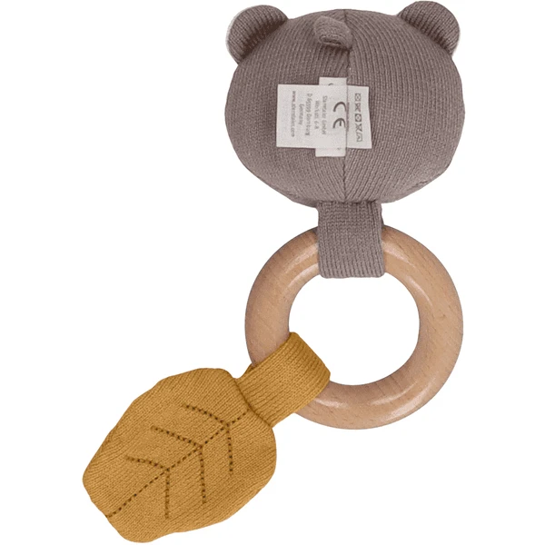 Sterntaler GOTS Gebreide Speelfiguurbeer Met Grijpring - Afbeelding 3