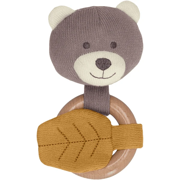 Sterntaler GOTS Gebreide Speelfiguurbeer Met Grijpring - Afbeelding 5
