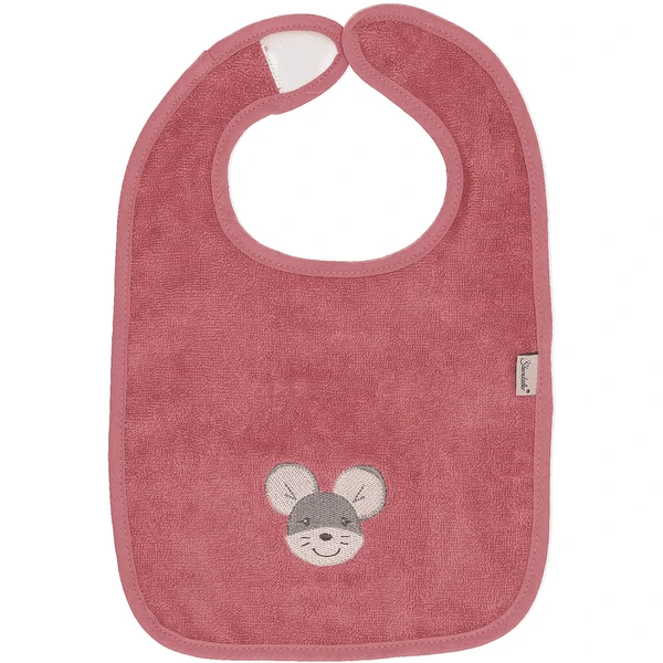 Sterntaler GOTS Klittenband Slabbetje Dubbelpak Mabel Roze - Afbeelding 2