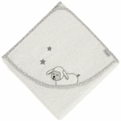 Sterntaler Handdoek Met Capuchon Stanley Ecru 100 X 100 Cm