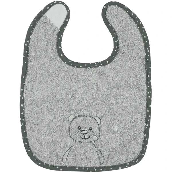 Sterntaler Klittenband Slabbetje Baylee Grijs - Afbeelding 4