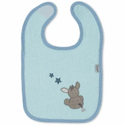 Sterntaler Klittenband Slabbetje Emmi Lichtblauw