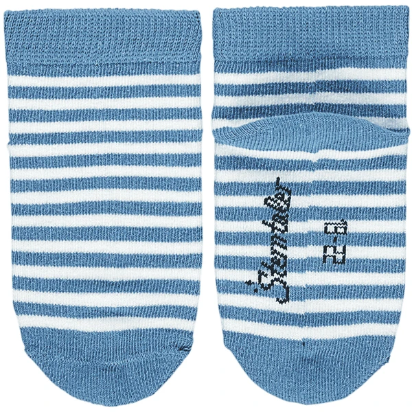 Sterntaler Korte Sokken 3-pack Gestreept Marine - Afbeelding 4