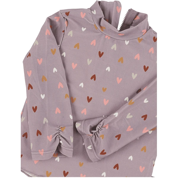 Sterntaler Lange Mouw Zwemshirt Hartje Paars - Afbeelding 5