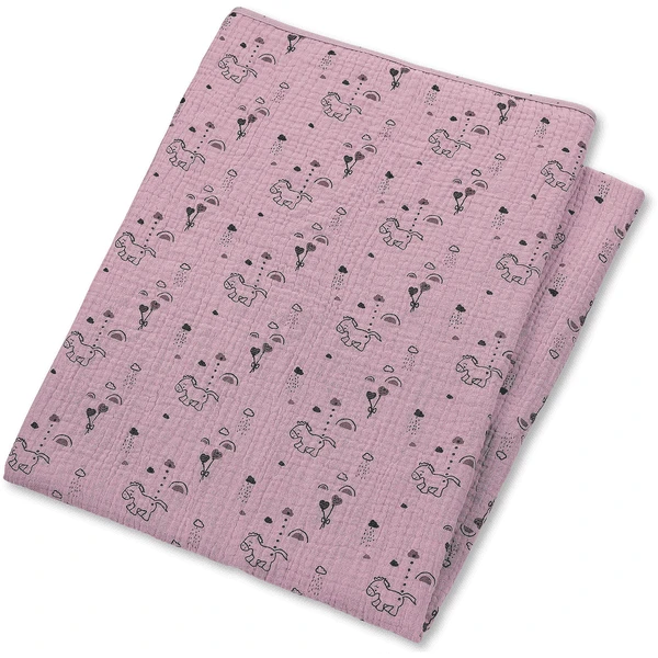 Sterntaler Mousseline Knuffeldoekje Pauline 120 X 120 Cm - Afbeelding 2