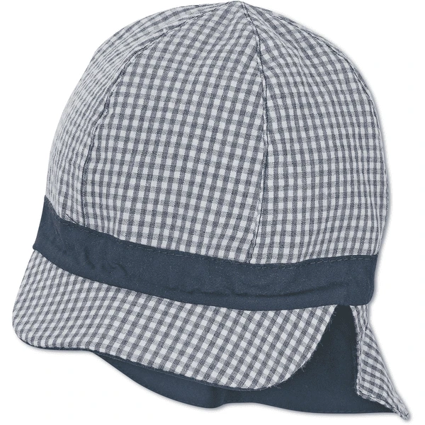 Sterntaler Omkeerbare Peaked Cap Vichy/Uni Marine