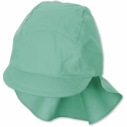 Sterntaler Peaked Cap Met Nekbeschermer Medium Groen