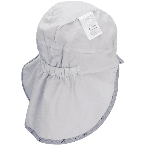Sterntaler Peaked Cap Met Nekbescherming Anker Rookgrijs - Afbeelding 5