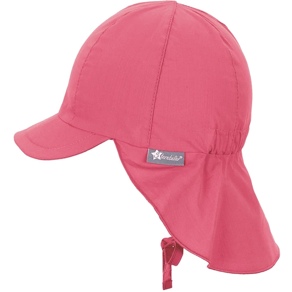 Sterntaler Peaked Cap Met Nekbescherming Koraal - Afbeelding 2