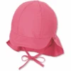 Sterntaler Peaked Cap Met Nekbescherming Koraal