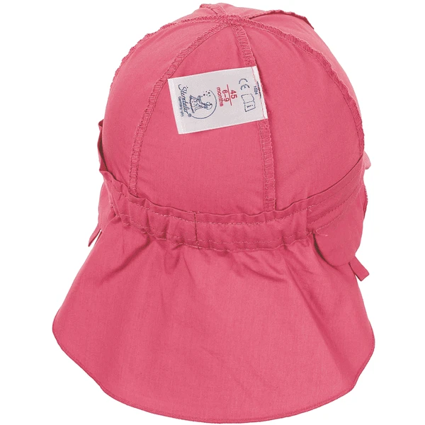 Sterntaler Peaked Cap Met Nekbescherming Koraal - Afbeelding 4