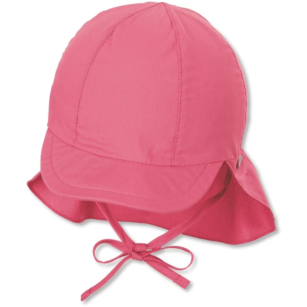 Sterntaler Peaked Cap Met Nekbescherming Koraal - Afbeelding 5
