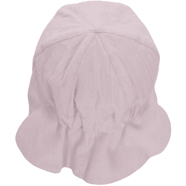 Sterntaler Peaked Cap Met Nekbescherming Linnen Karakter Roze - Afbeelding 3