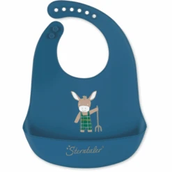 Sterntaler Siliconen Slabbetje Emmilius Medium Blauw