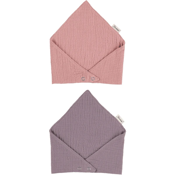 Sterntaler Sjaals Mousseline Twin Pack Pale Pink - Afbeelding 2