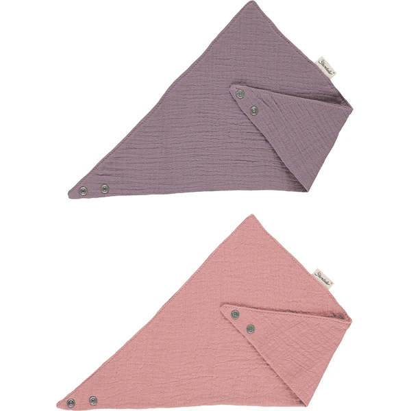 Sterntaler Sjaals Mousseline Twin Pack Pale Pink - Afbeelding 3