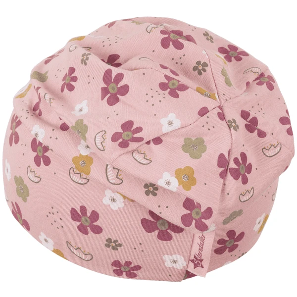 Sterntaler Slouch Beanie Bloemen Licht Roze - Afbeelding 3