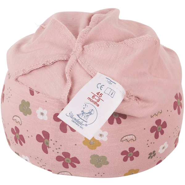 Sterntaler Slouch Beanie Bloemen Licht Roze - Afbeelding 4