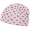 Sterntaler Slouch Beanie Harten Roze