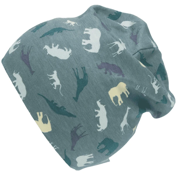 Sterntaler Slouch Beanie Safari Dieren Donkergroen - Afbeelding 2
