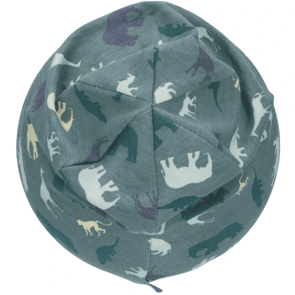 Sterntaler Slouch Beanie Safari Dieren Donkergroen - Afbeelding 3