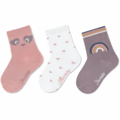 Sterntaler Sokken 3-pack Bamboe Lichtroze