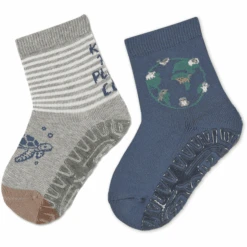 Sterntaler Tegelloper AIR Twin Pack Planet /earth Light Grey Melange